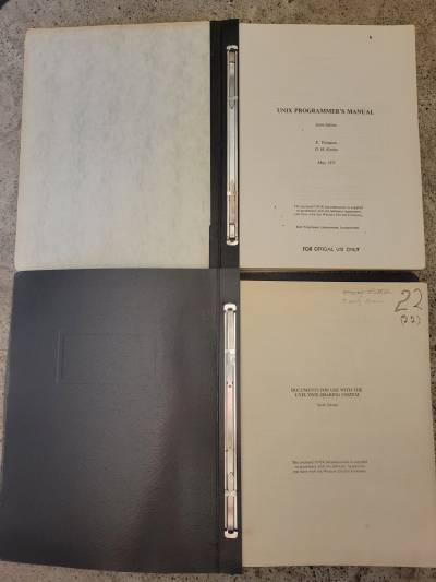 Sixth Edition Bell Labs Manuals